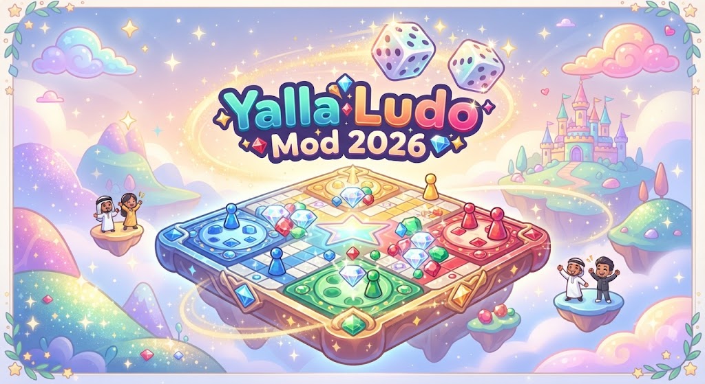 تحميل يلا لودو مهكرة (Yalla Ludo Mod APK) آخر إصدار 2026: جواهر لا نهائية، جميع الميزات المدفوعة مفتوحة مجاناً!
