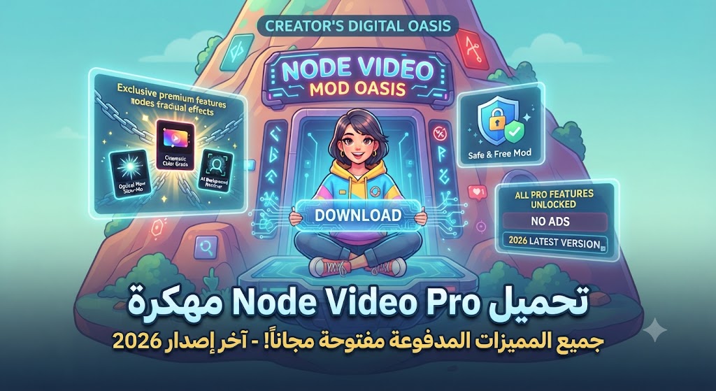 تحميل تطبيق Node Video Pro مهكرة آخر إصدار 2026: احصل على كافة المميزات المدفوعة مفتوحة مجاناً!