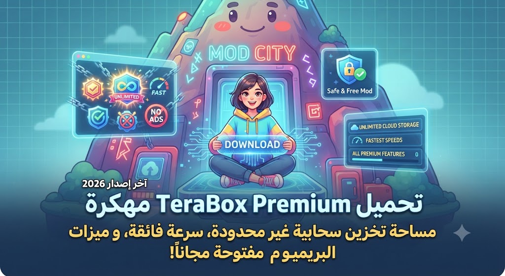 في عصر البيانات الضخم، أصبح البحث عن مساحة تخزين آمنة وسريعة هاجساً لكل مستخدمي الهواتف الذكية. هل سئمت من رسائل "المساحة ممتلئة"؟ هل تبحث عن مكان آمن لرفع صورك، فيديوهاتك، وملفاتك الشخصية دون الحاجة لشراء مساحات باهظة؟ تطبيق "TeraBox" هو الحل السحري الذي يمنحك مساحة عملاقة مجاناً. ولكن لفتح الإمكانيات الكاملة، تحتاج إلى نسخة البريميوم. اليوم، نقدم لك الحل الأمثل: تحميل TeraBox Premium مهكرة (آخر إصدار 2026). احصل على النسخة المعدلة التي تفتح أمامك أبواب التخزين السحابي بلا قيود، مع كافة المميزات المدفوعة مفتوحة مجاناً تماماً!
