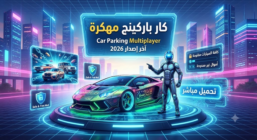 تحميل كار باركينج مهكرة Car Parking Multiplayer (آخر إصدار 2026): احصل على كل السيارات والمميزات مجاناً!